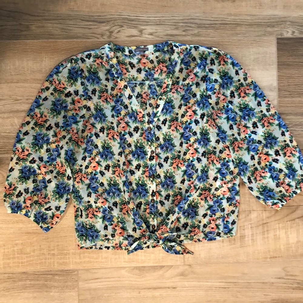 Floral Blouse Charlotte Russe